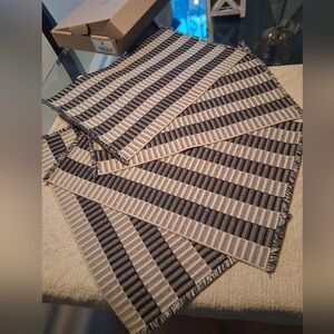 Rothy's Peppercorn Fringe Placemats Set of 4